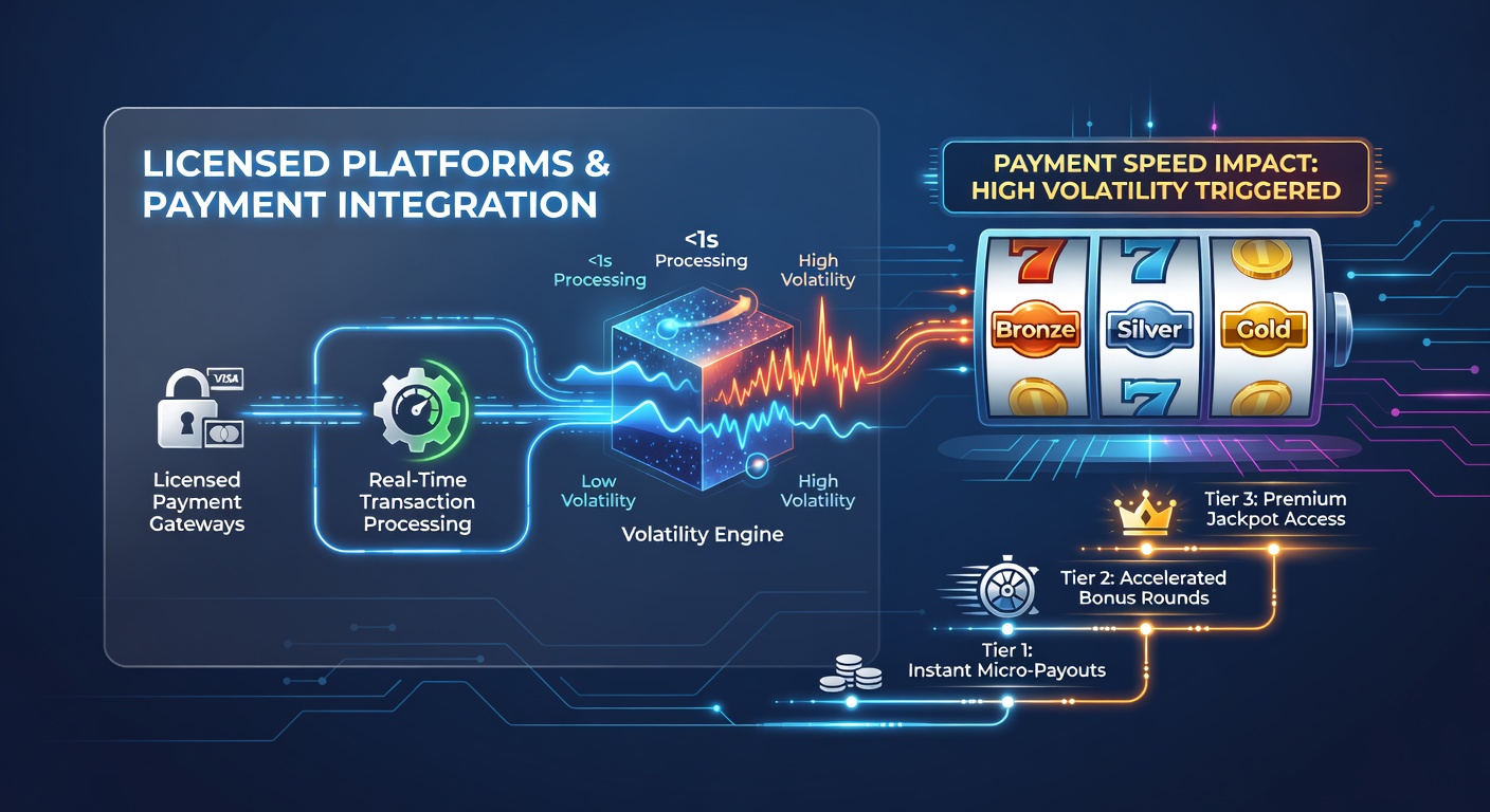 Data visualization of slot volatility patterns connected to payment speeds and reward tier progressions