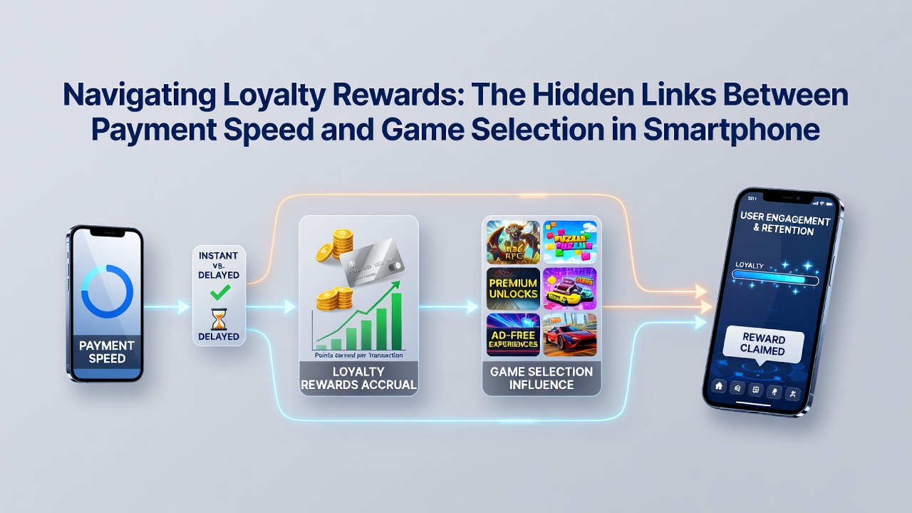 Mobile screen showing varied casino game selections with loyalty tier badges and transaction confirmations