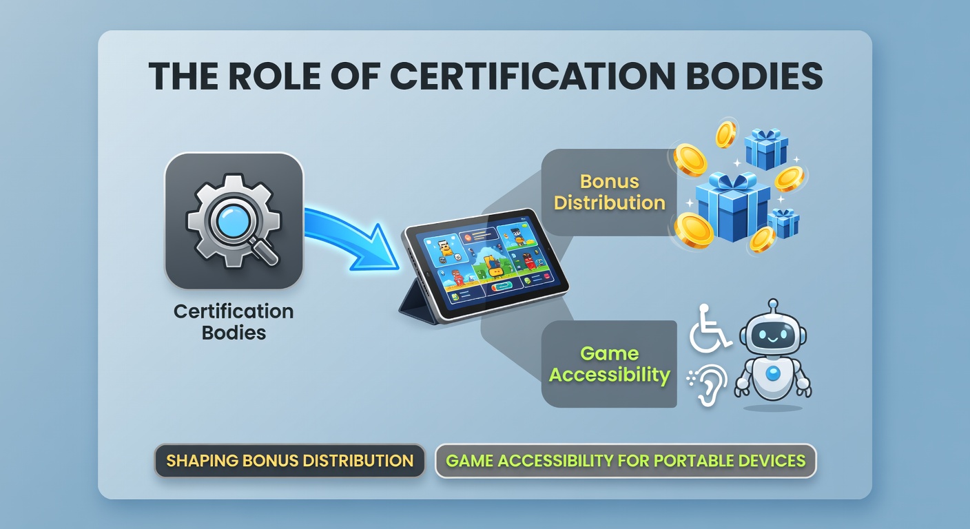 Certification experts reviewing mobile gaming compliance standards and bonus distribution protocols