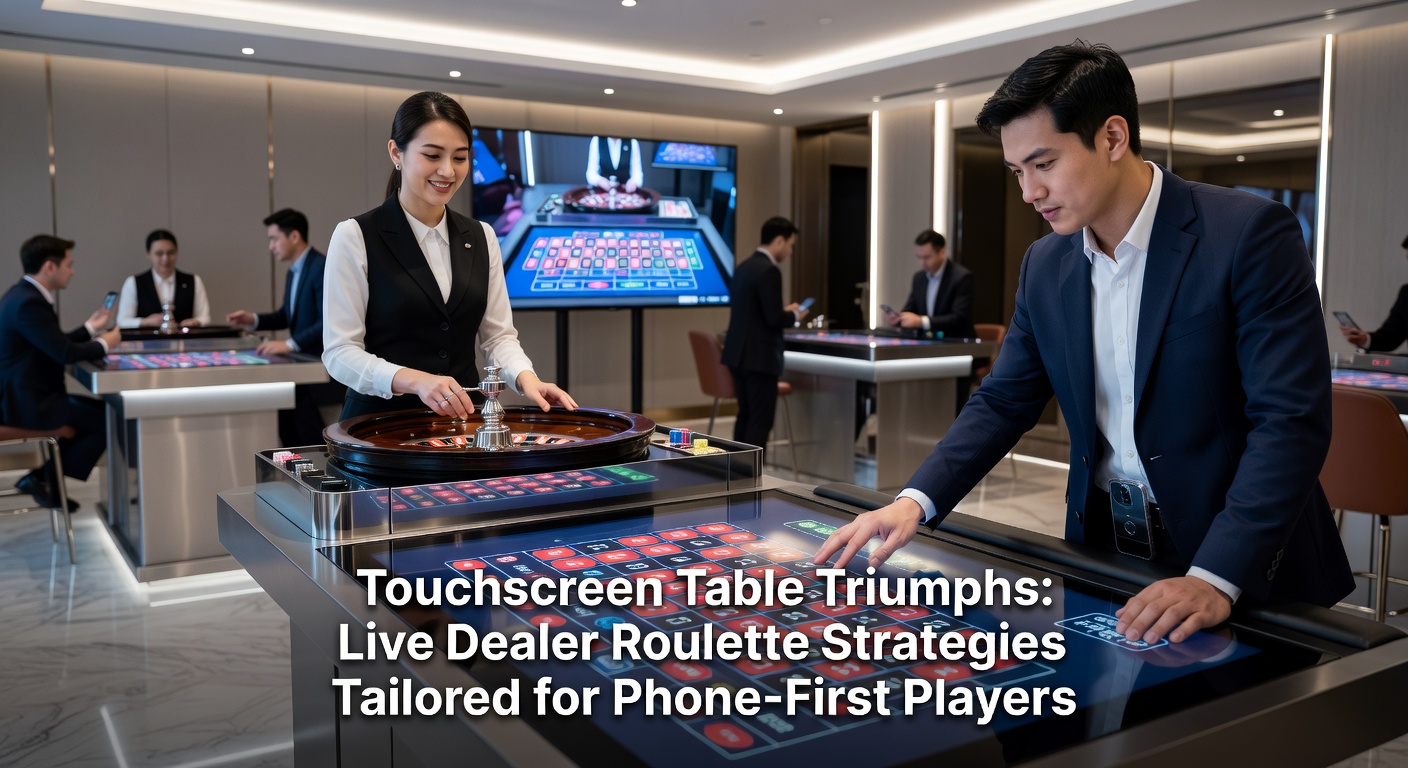 Close-up of fingers interacting with a roulette betting grid on a smartphone, highlighting quick-tap chip placements and neighbor bet highlights