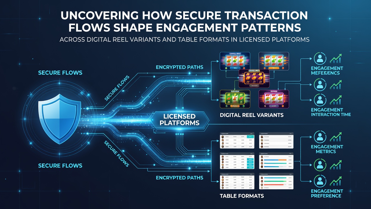 Secure transaction flows diagram showing payment pathways in licensed online gaming platforms