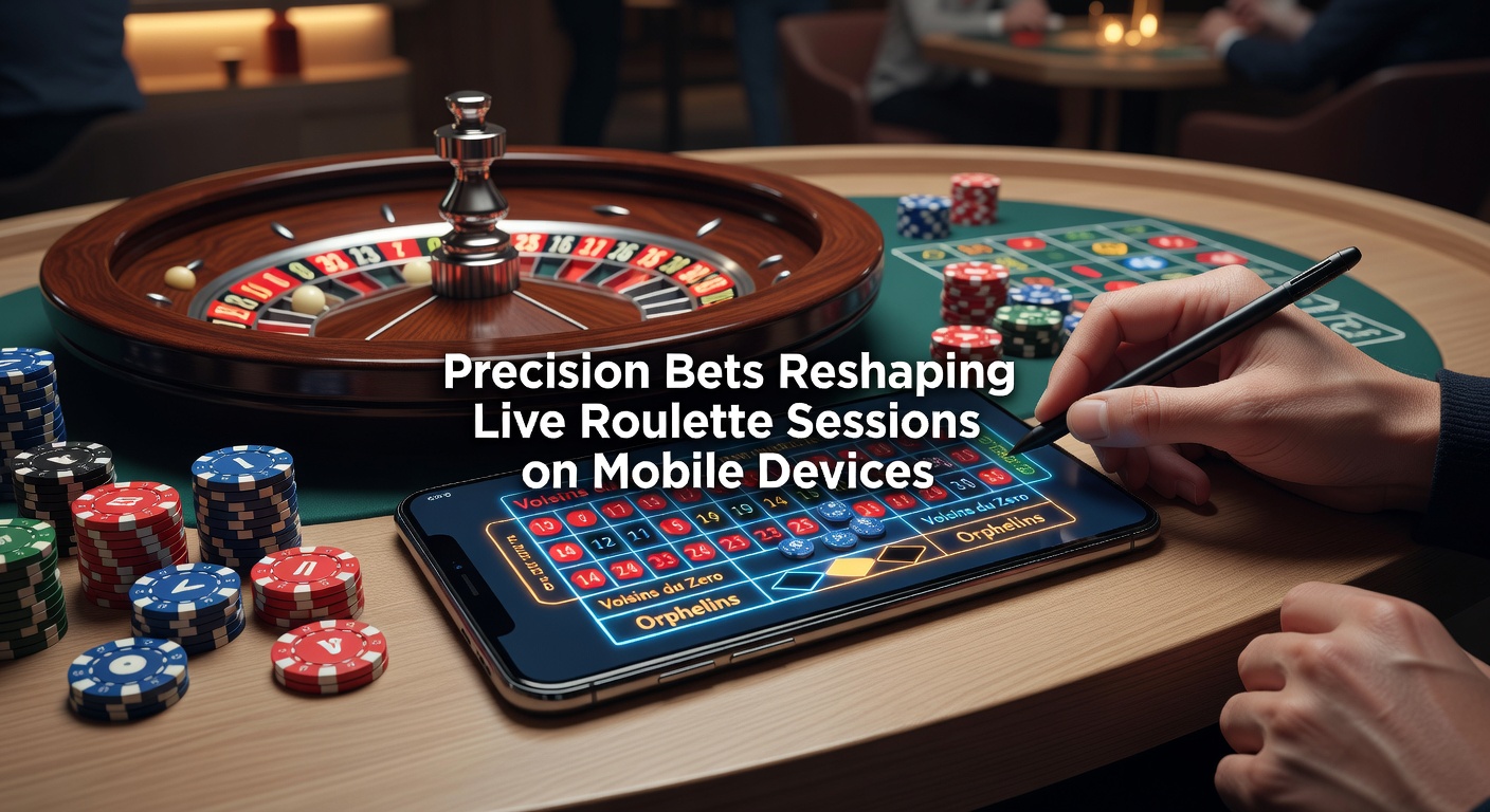 Close-up of mobile roulette interface showing Orphelins bet layout on live table with spinning wheel